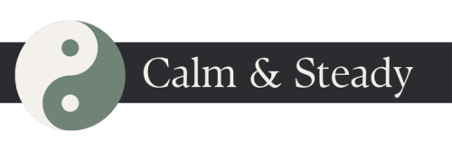 Calm & Steady logo wide